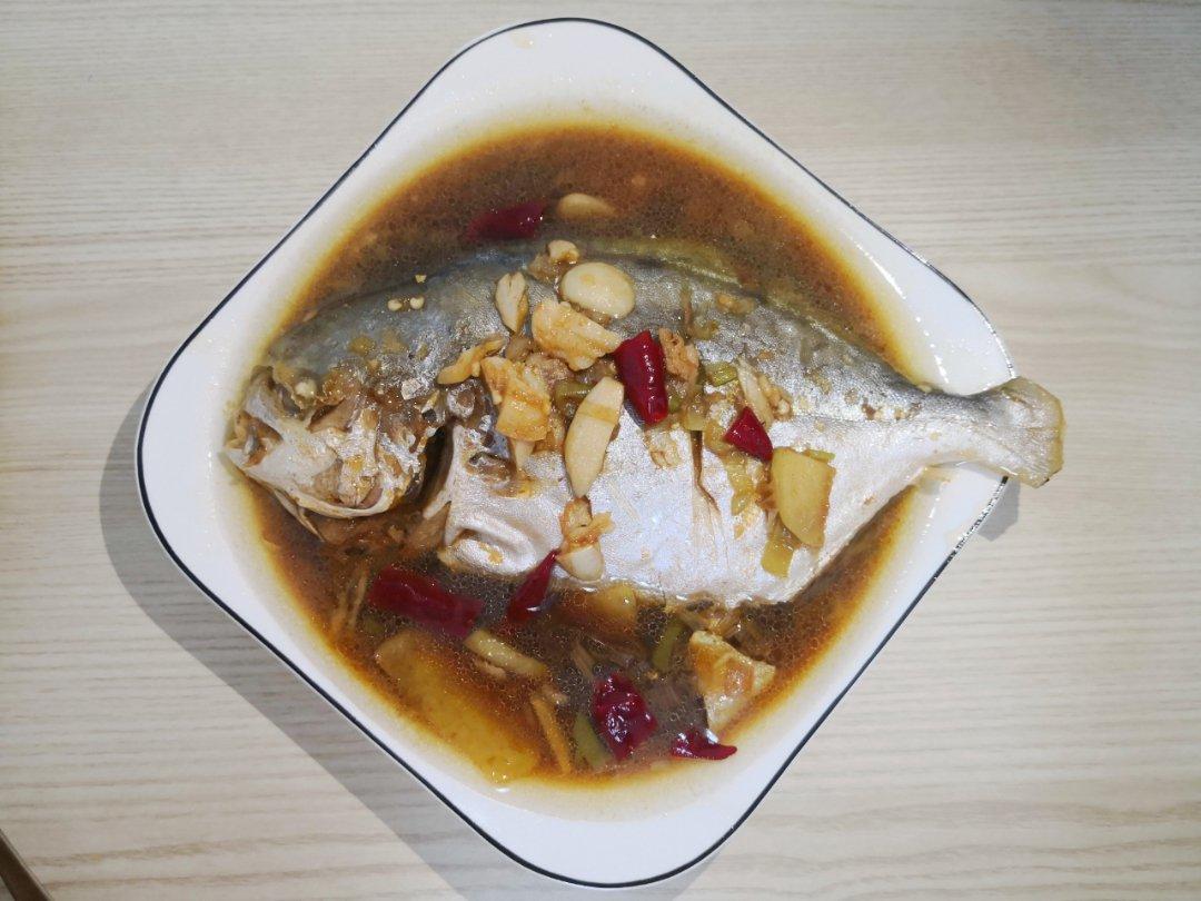 家常红烧鲳鱼