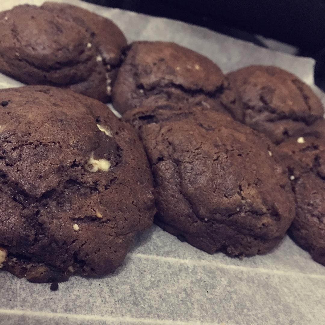 抹茶奶酪巧克力曲奇 Matcha Cream Cheese Choc Cookies