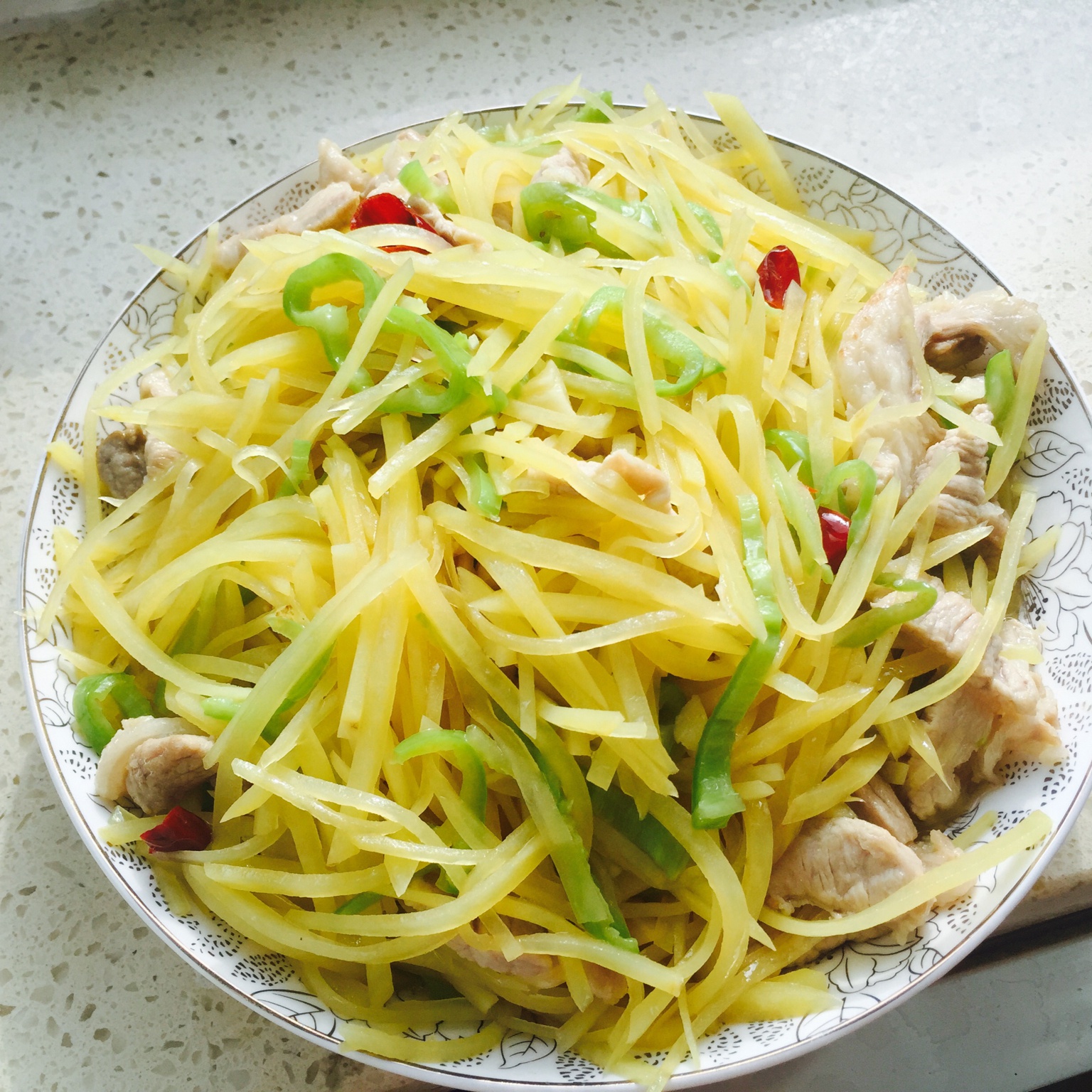 青椒土豆丝
