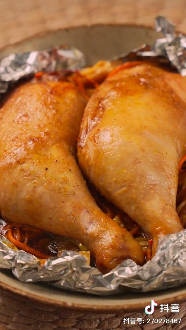锡纸蒸鸡