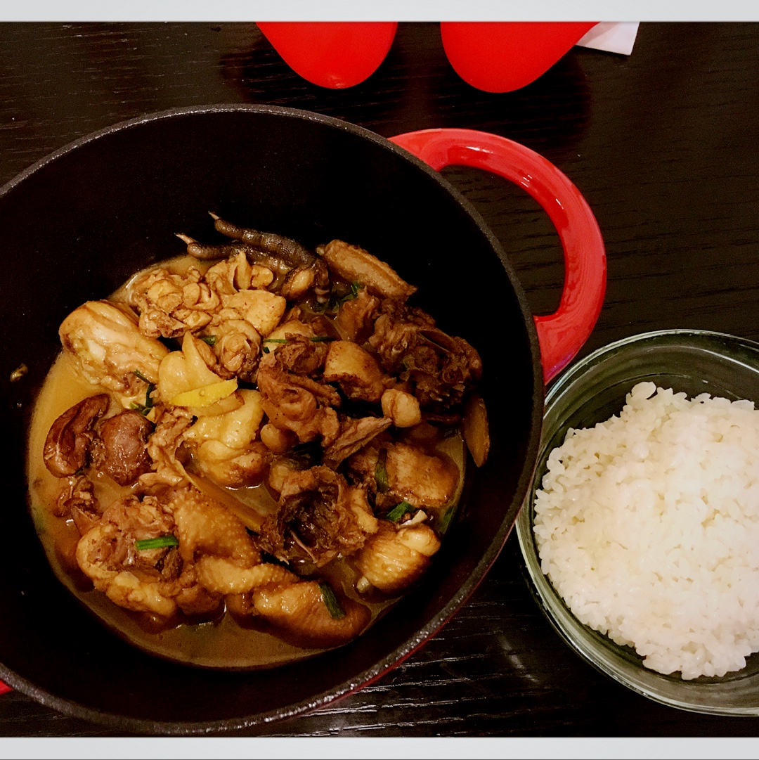 bella猫做的客家黄酒炒鸡