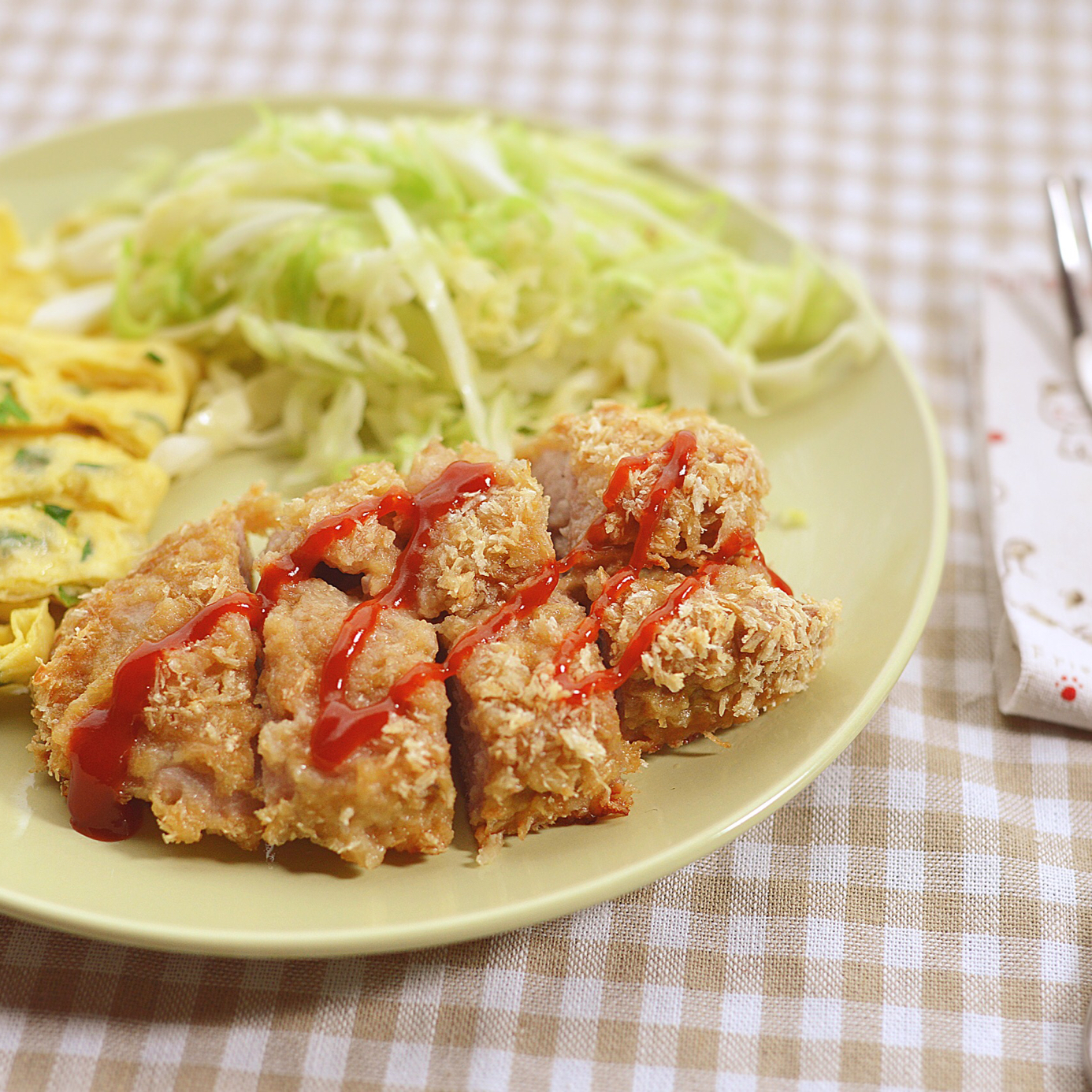 日式炸猪排（非油炸 揚げないとんかつ）