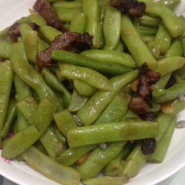 四季豆炒腊肉