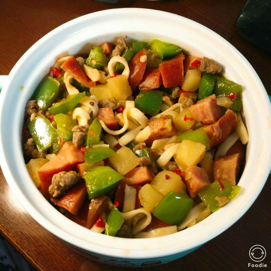 土豆焖面
