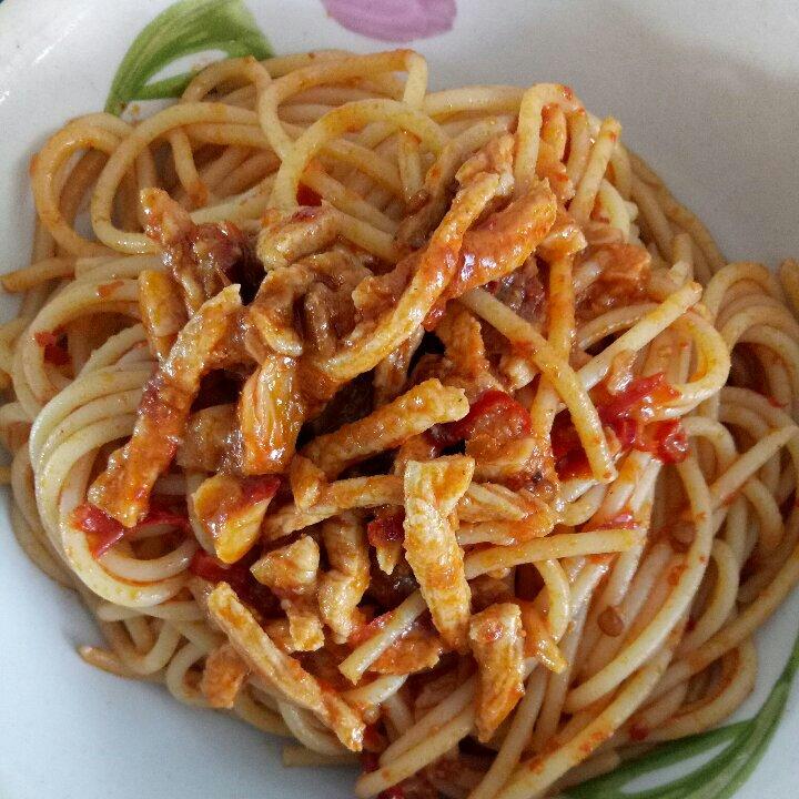 黑椒鸡丝意面