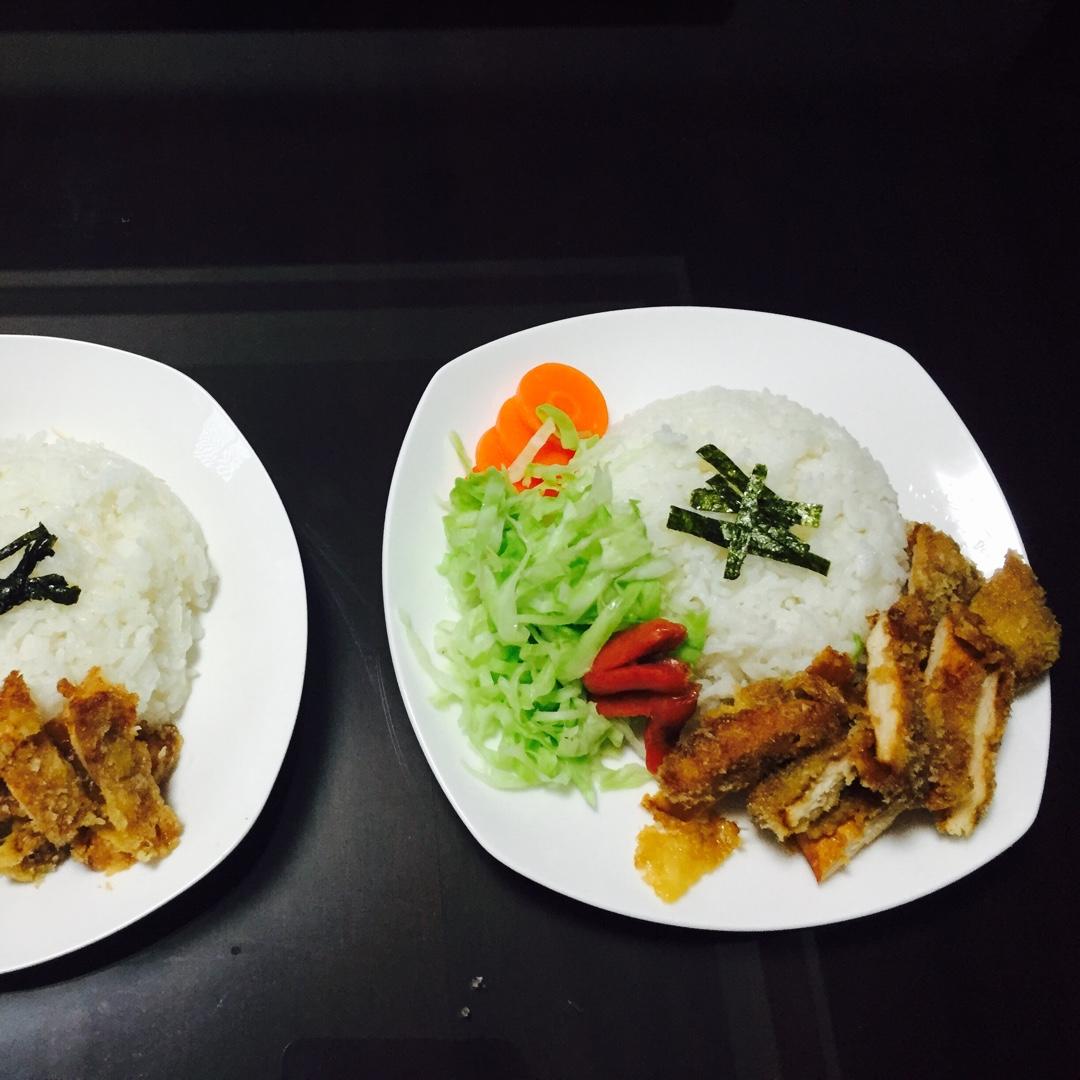 心意满满鸡排饭