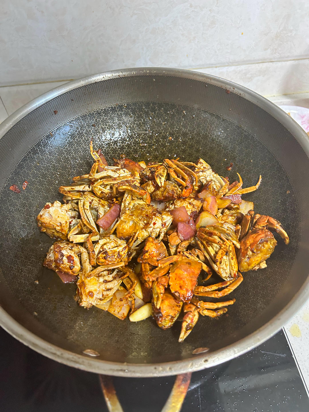 香辣蟹｜家常版 做法简单❗️