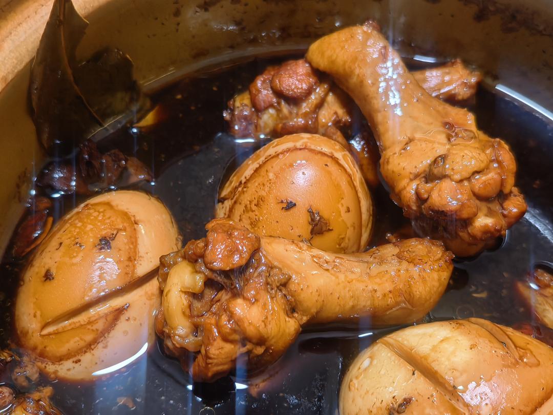 爆好吃的卤鸡腿 卤蛋❗电饭煲 炒锅都可以做~
