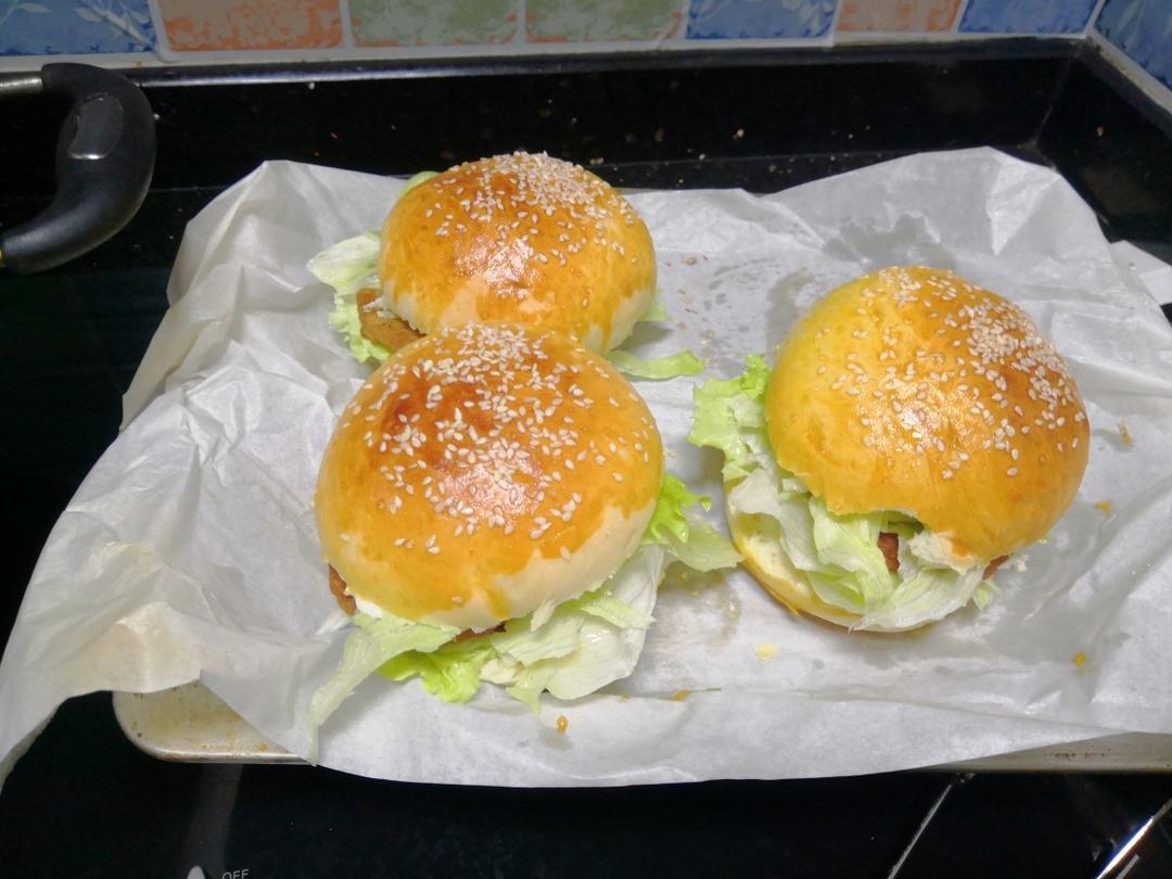 松软汉堡包胚