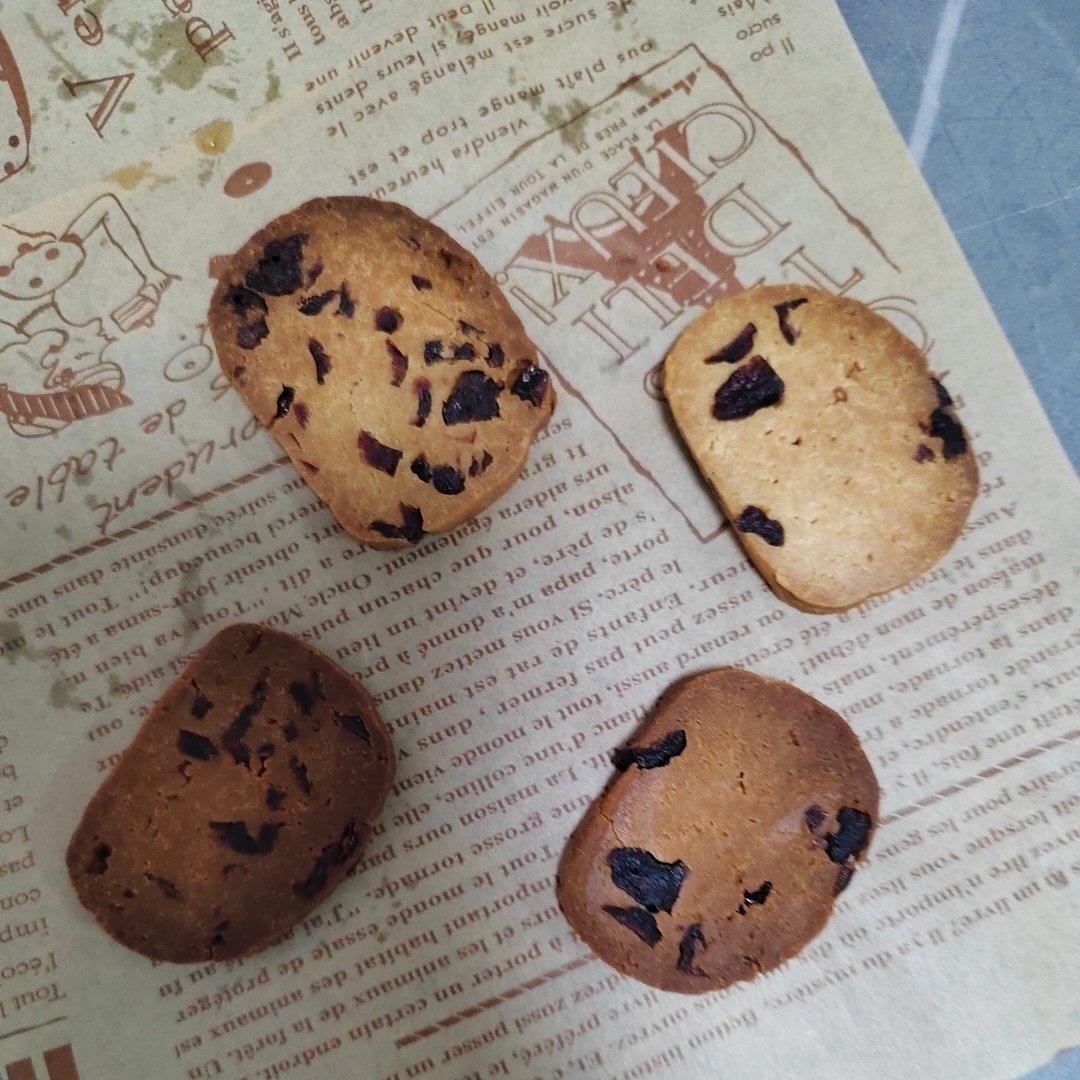 低糖少油版蔓越莓饼干