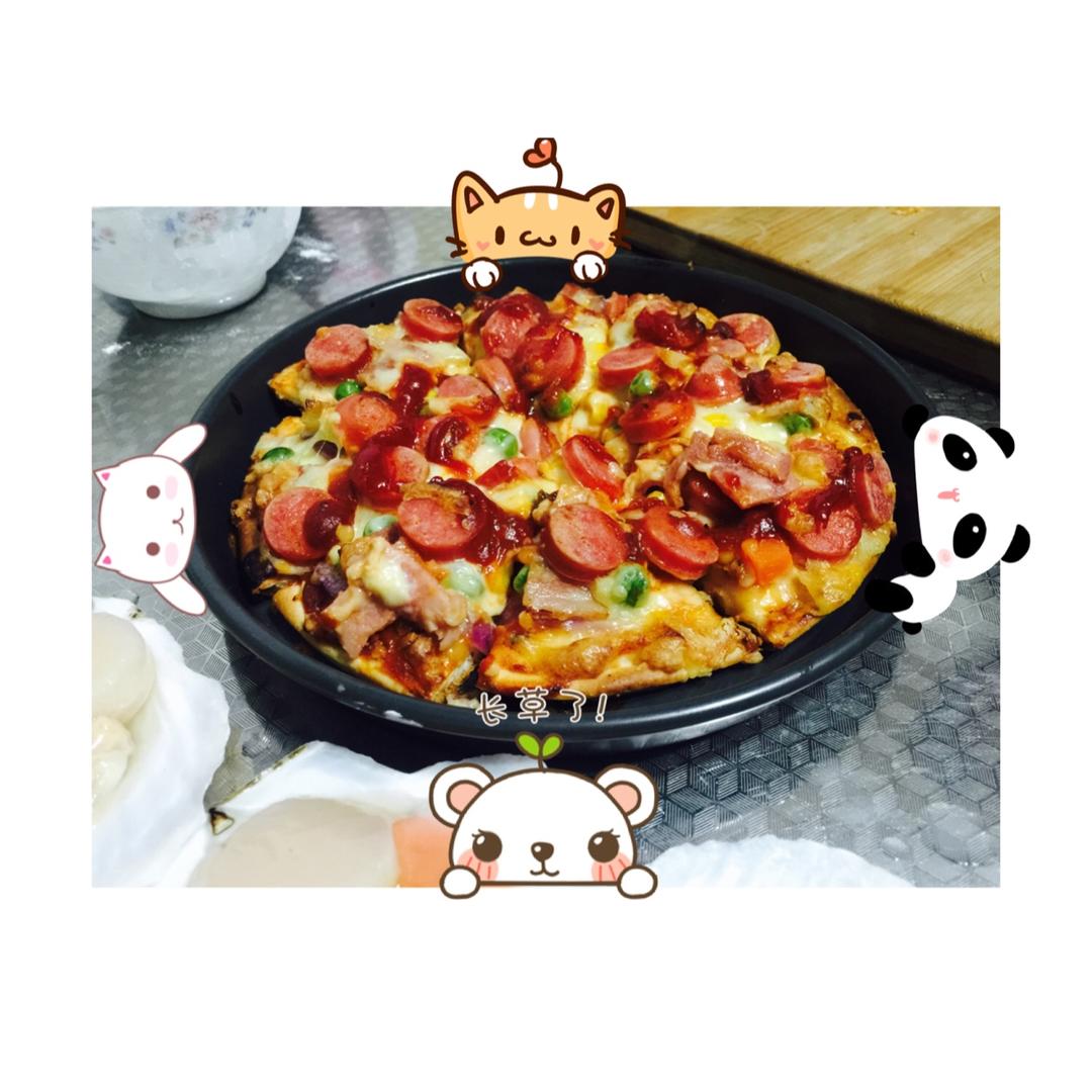 8寸纯手工什锦披萨