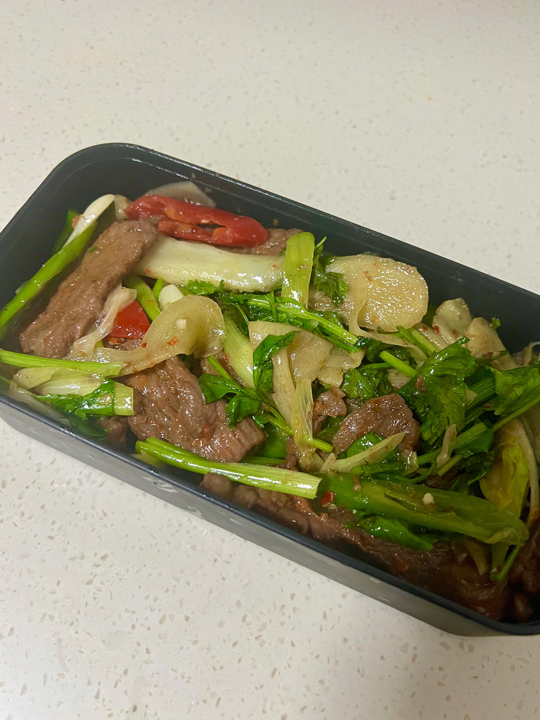 嫩姜炒牛肉