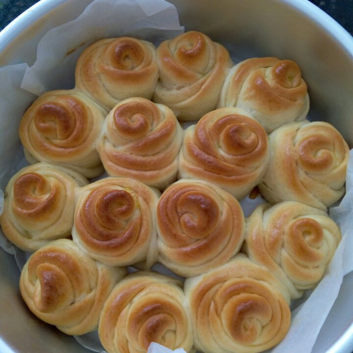 玫瑰花面包
