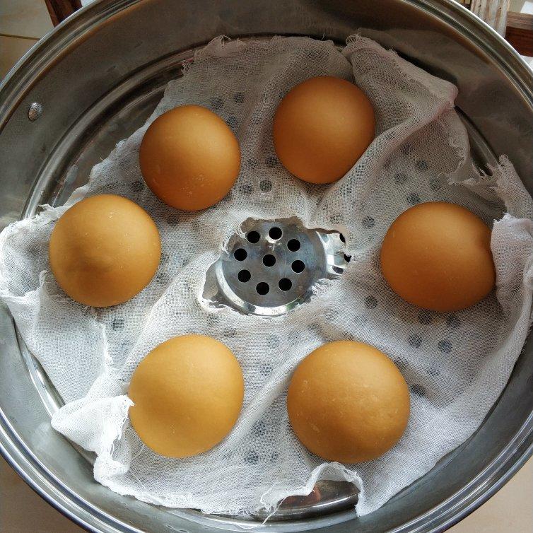 有着面包口感的红糖馒头（一次发酵）