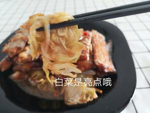 白菜抢了带鱼的风头（带鱼扒白菜）的做法 步骤12