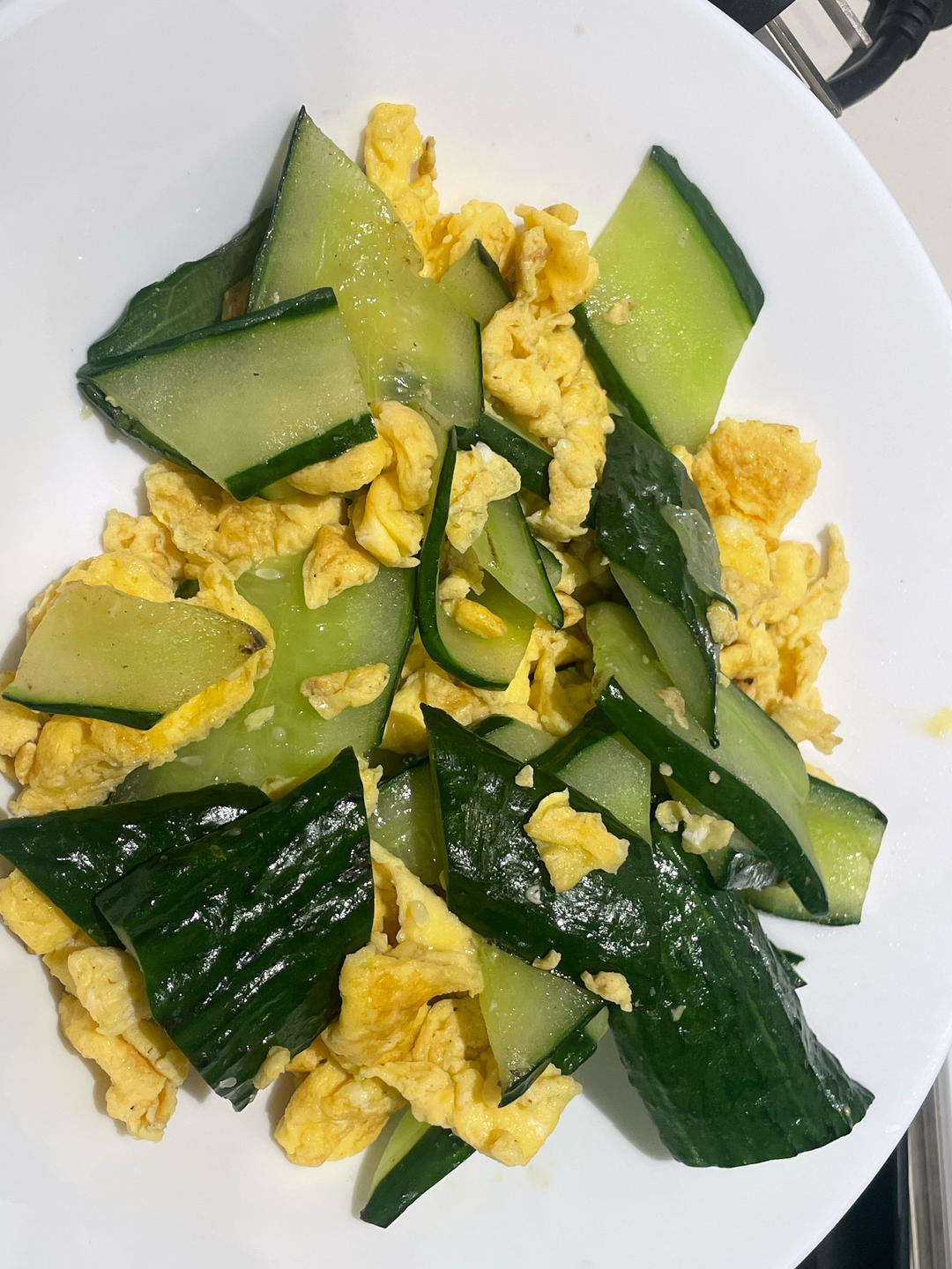 黄瓜炒鸡蛋 （青瓜炒鸡蛋）