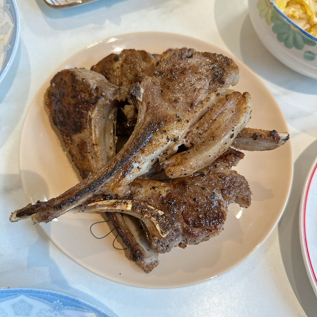 五分钟快手孜然香煎羊排