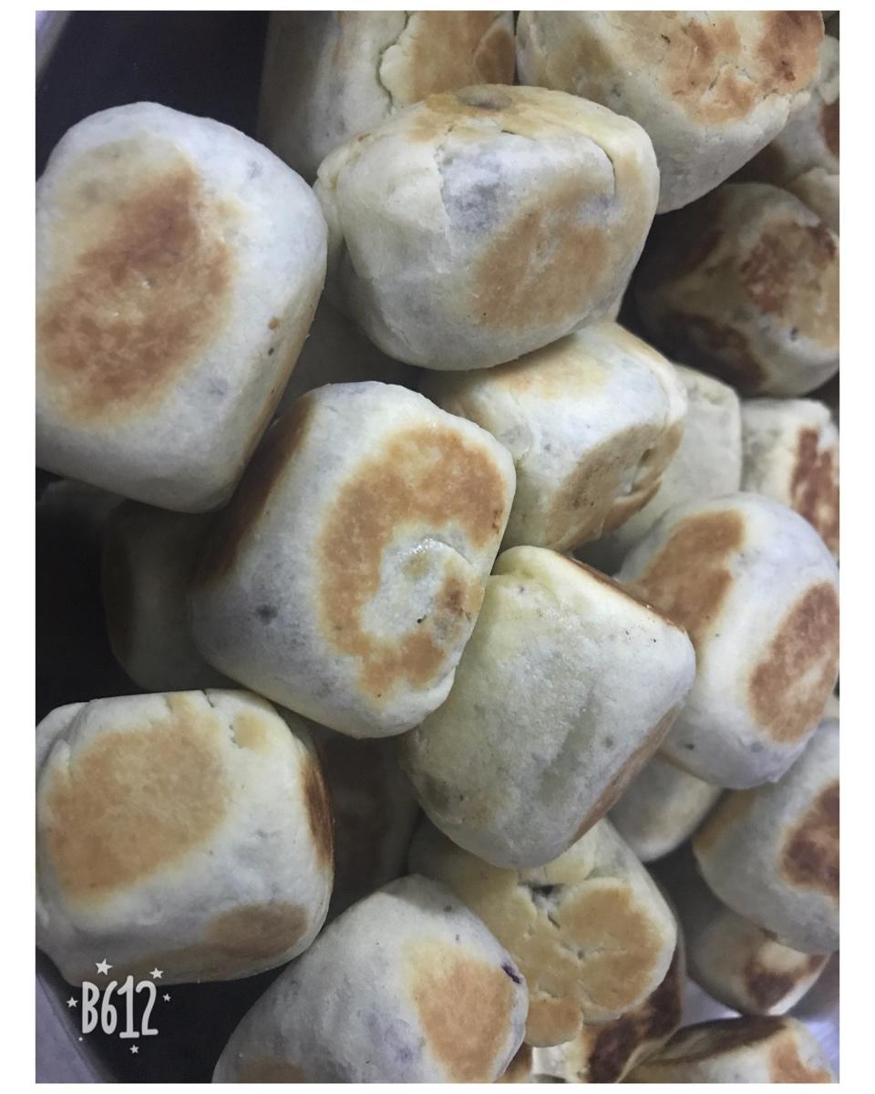 网红紫薯芝士爆浆仙豆糕