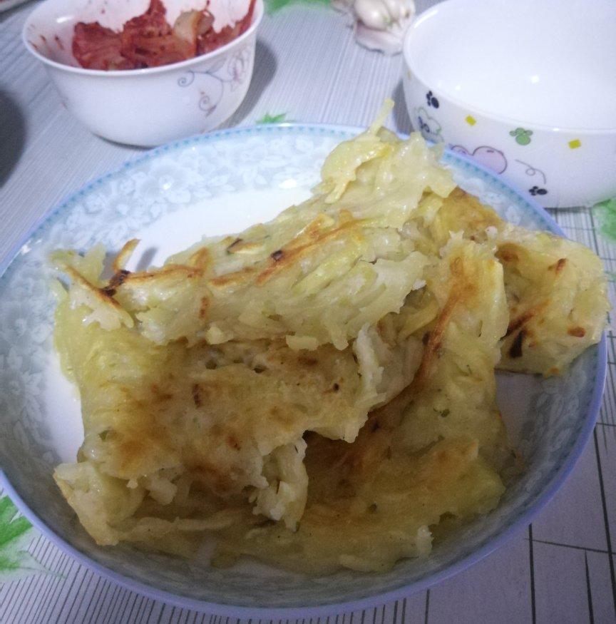 土豆丝玉米饼