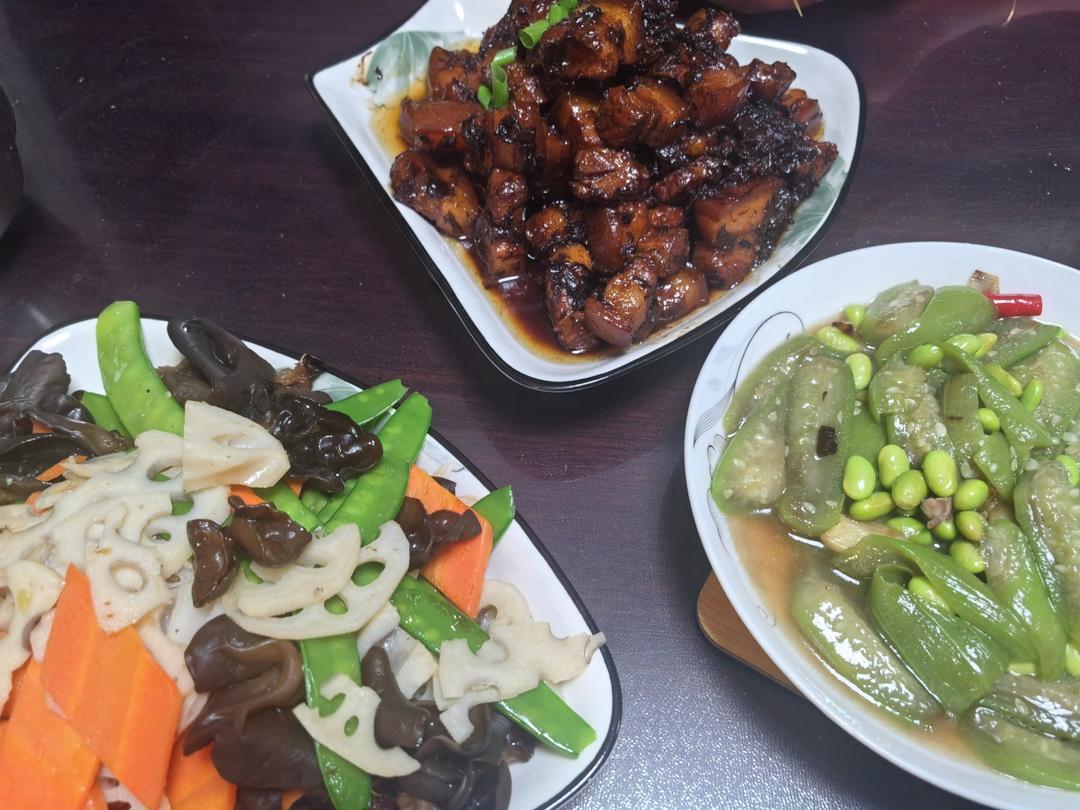 毛豆烧丝瓜