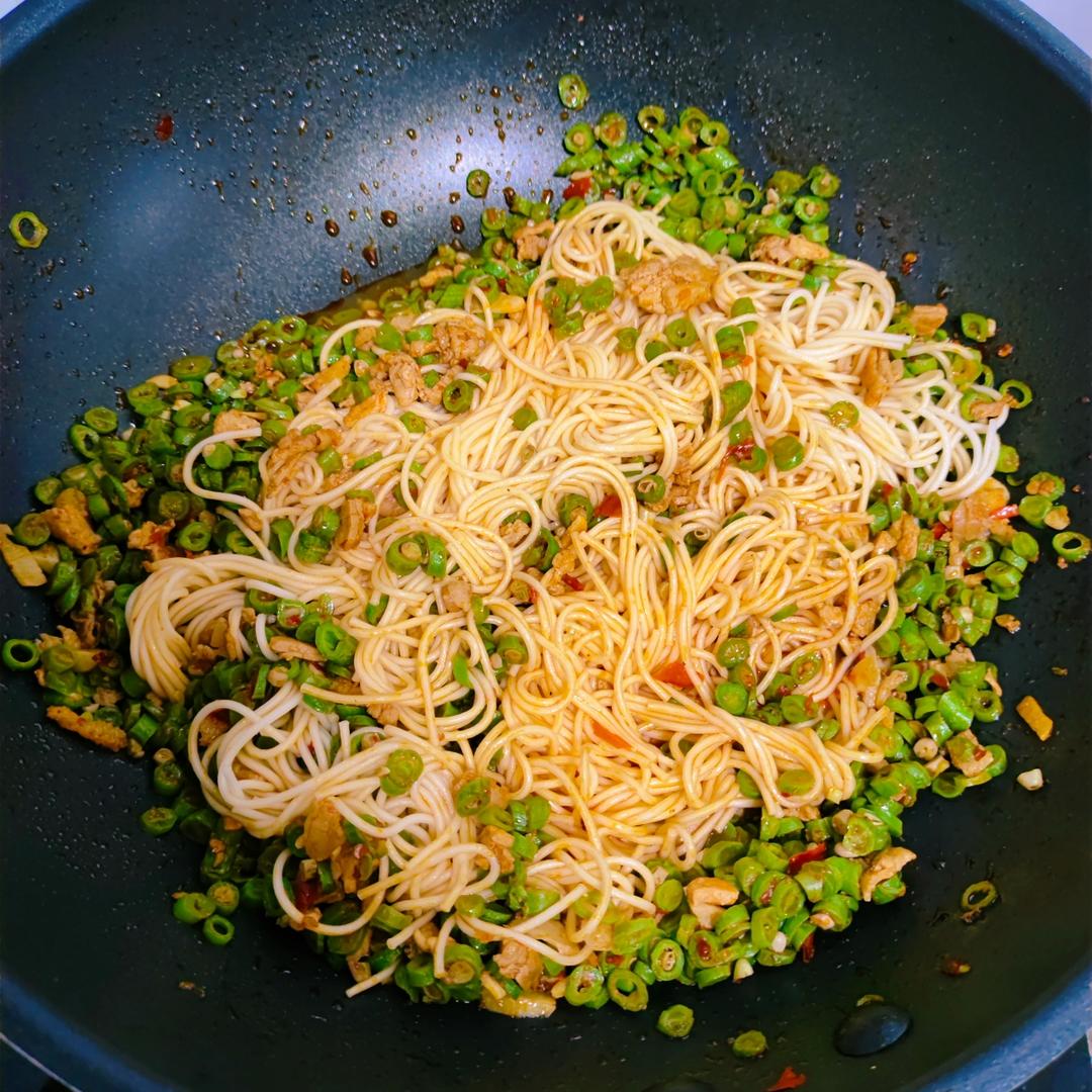 豆角肉沫打卤面
