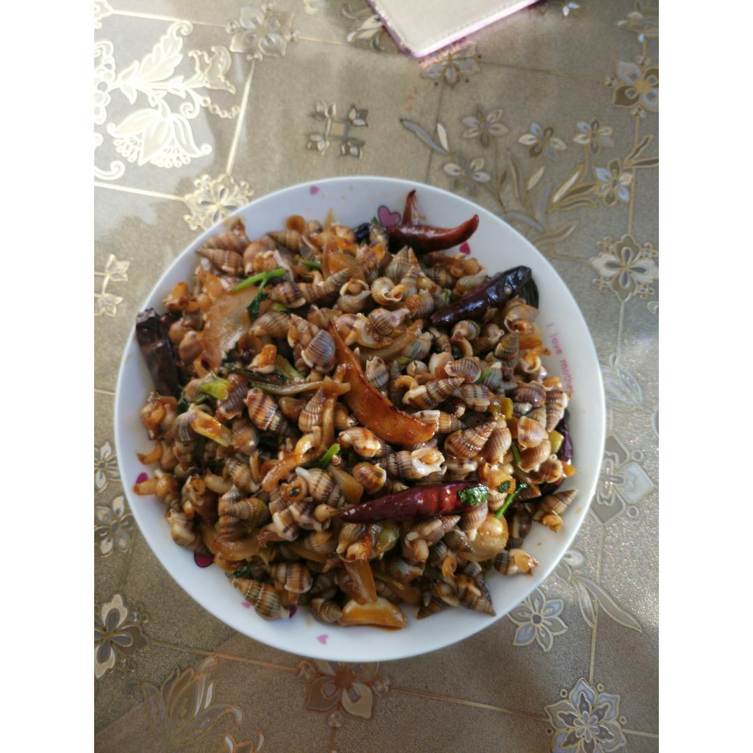 辣炒海螺丝