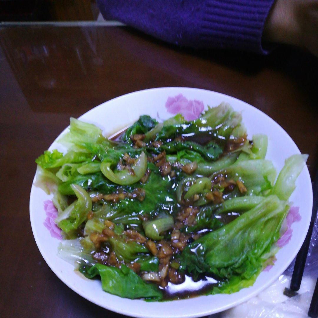 家常菜 蚝油生菜