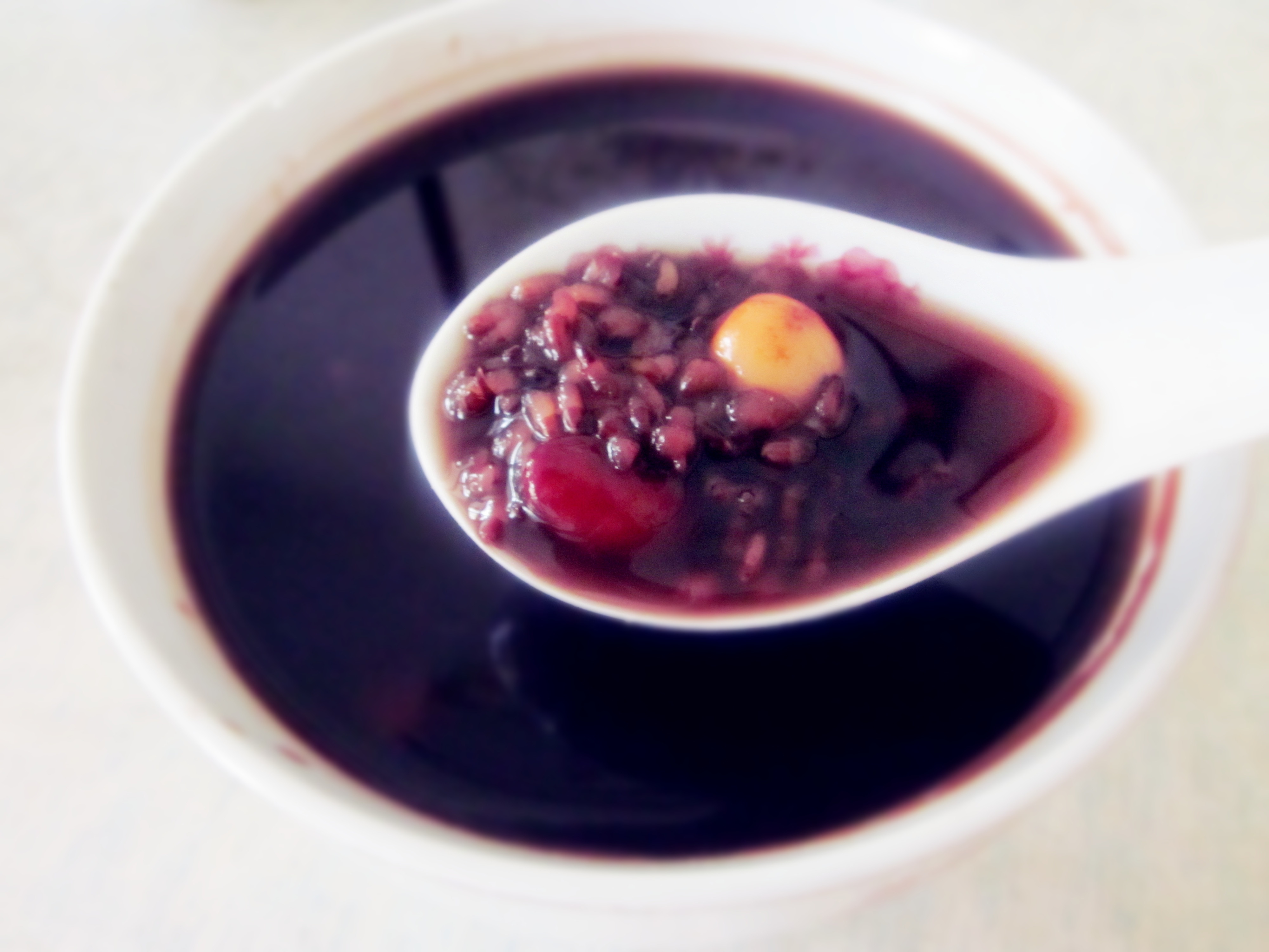 红豆黑米美颜粥