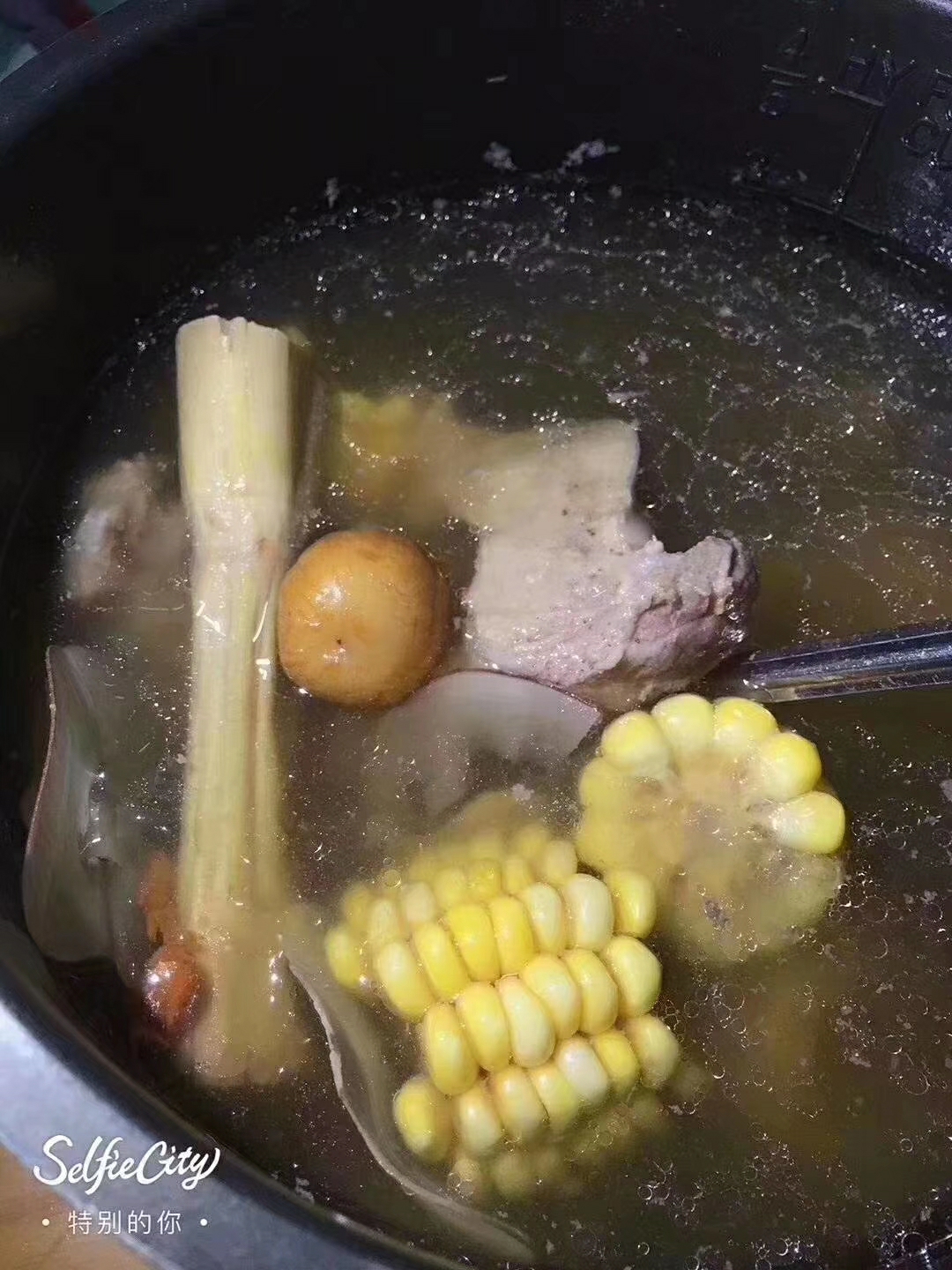 竹蔗茅根猪骨汤