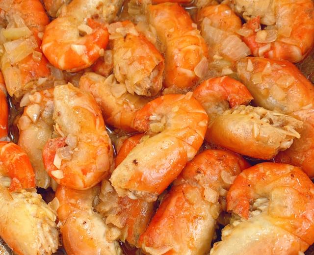 黄油蒜香罗氏虾的做法