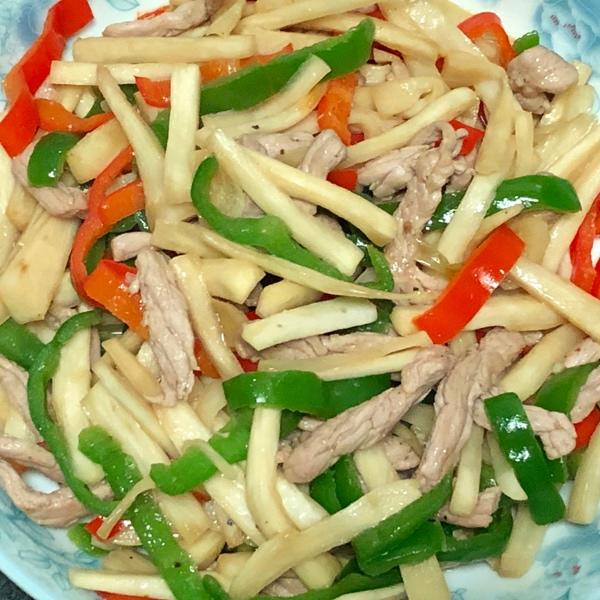 茭白肉丝