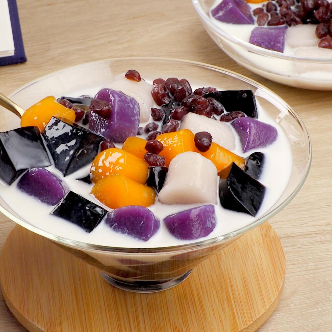 芋圆烧仙草的做法