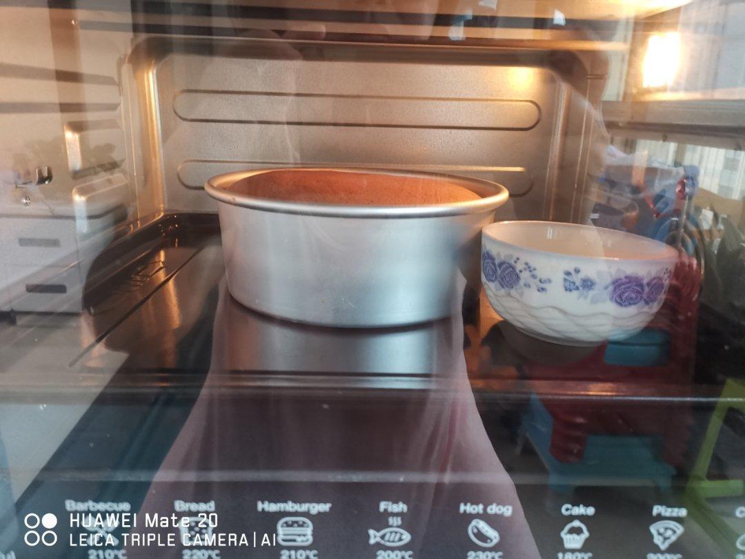 8寸可可戚风蛋糕