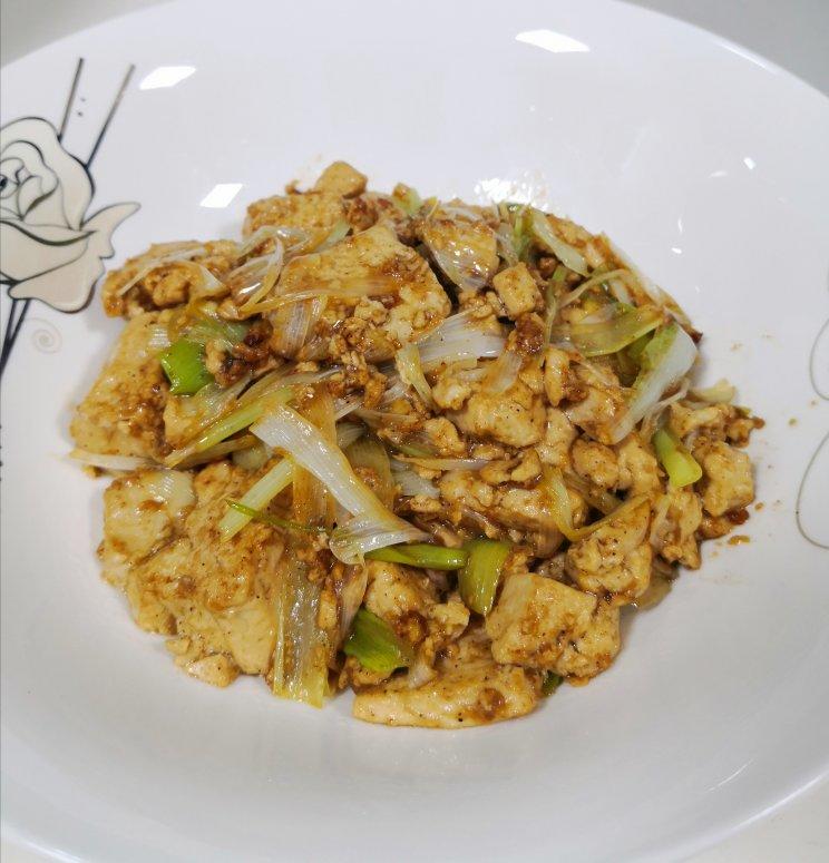 家常素炒豆腐