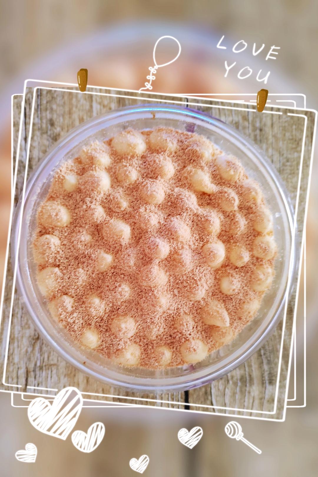 豆香浓郁甜而不腻❗️自制网红豆乳盒子蛋糕