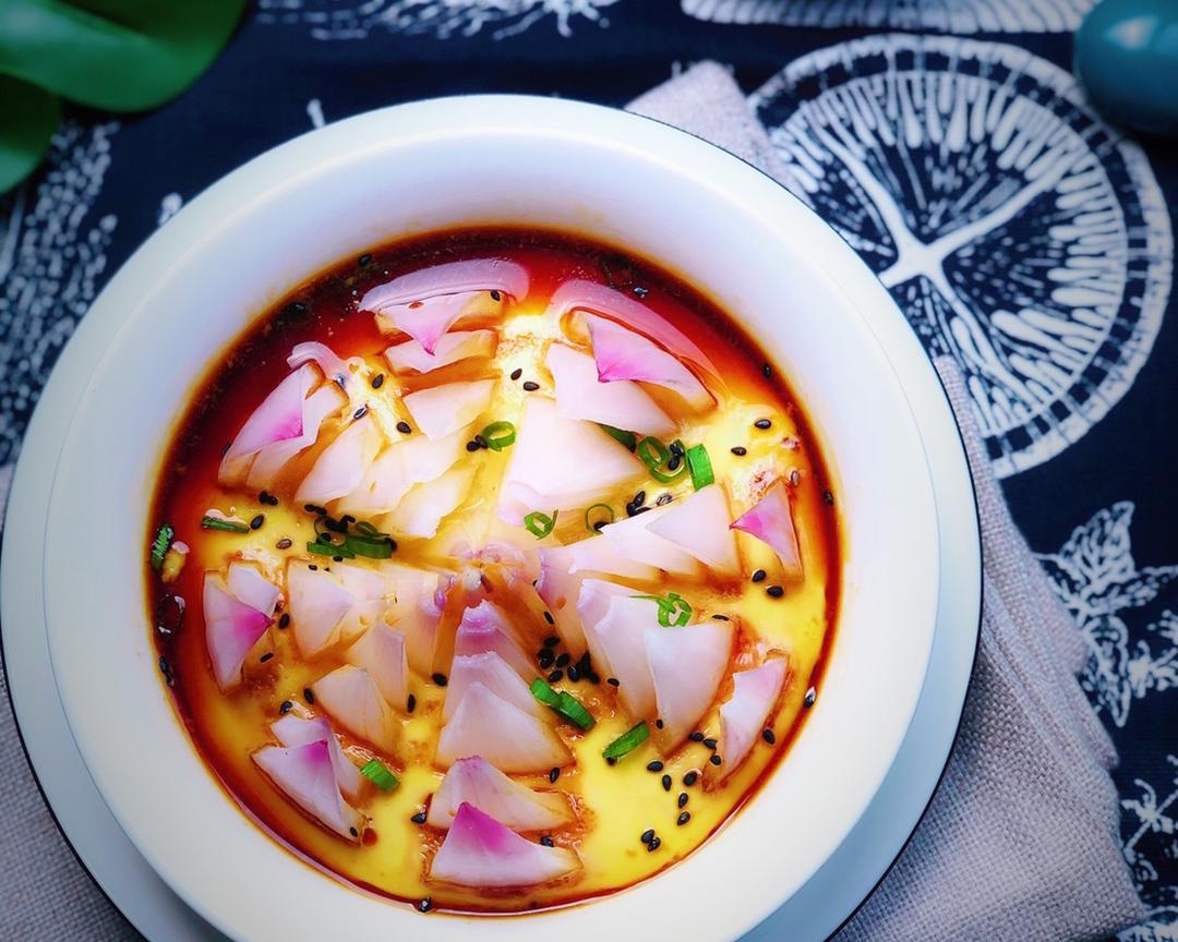 洋葱蒸蛋（最高颜值的蒸蛋）🌸的做法