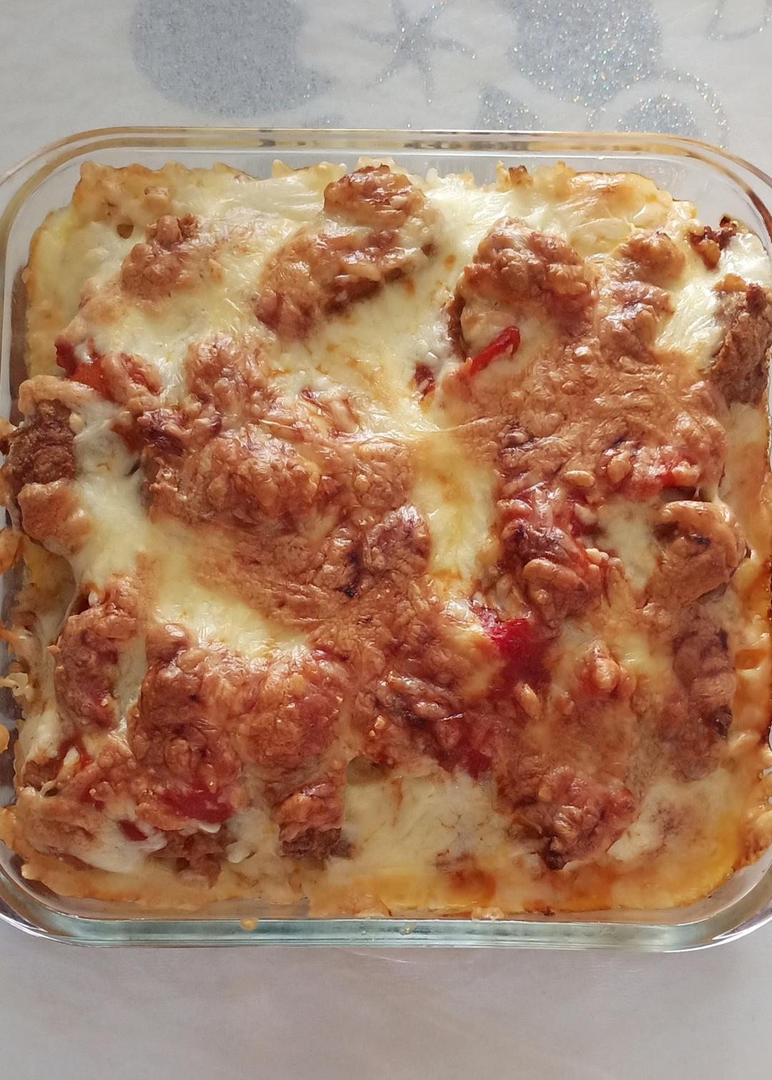 茶餐厅必点【芝士猪扒焗饭】，被我破解了！