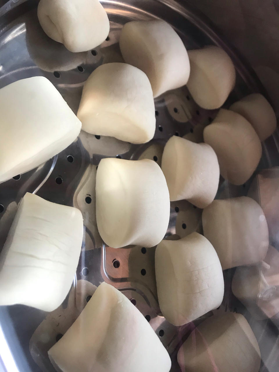 告别坑坑洼洼馒头 做牛奶肌般牛奶馒头 一次发酵馒头