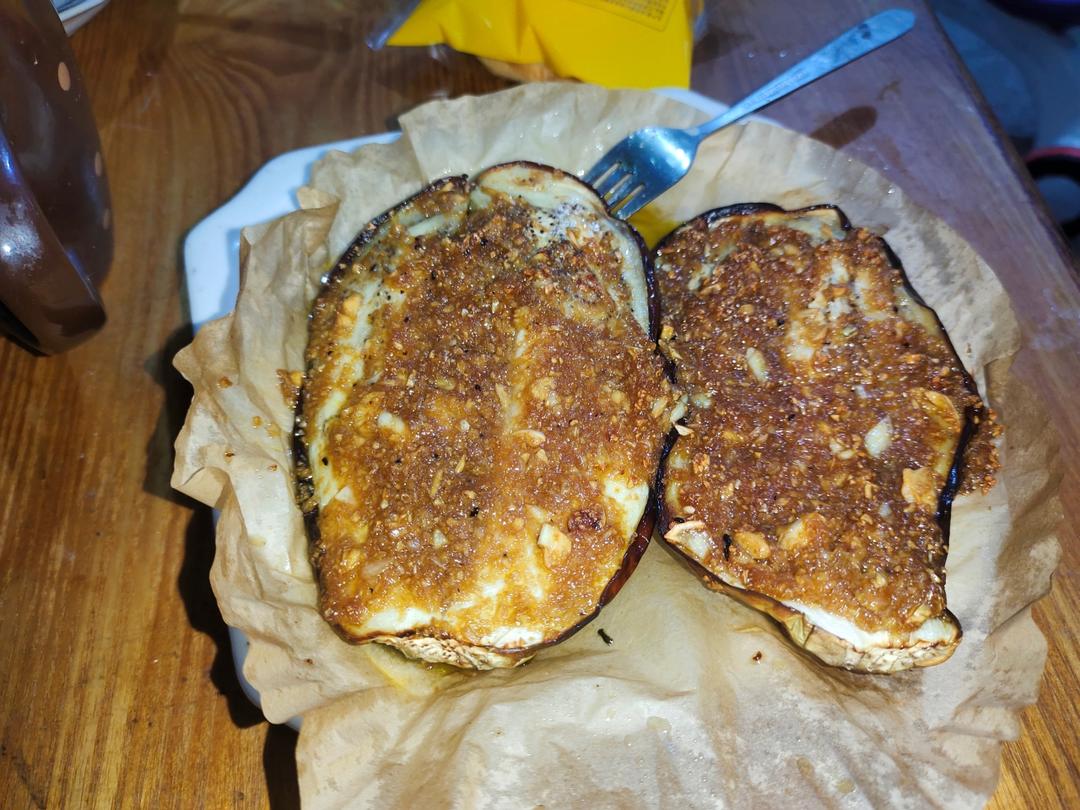 🔥蒜蓉烤茄子🍆｛空气炸锅食谱｝