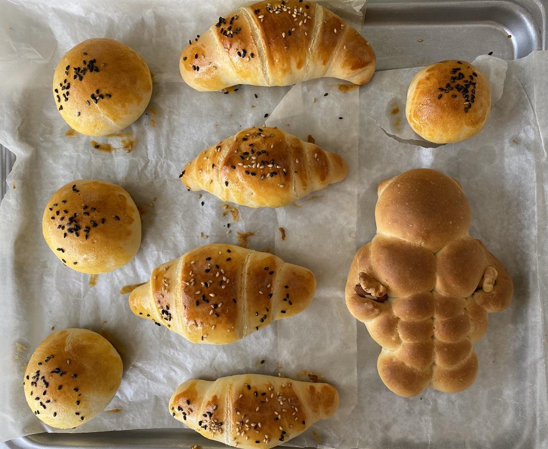 纯奶手撕吐司的做法 步骤1