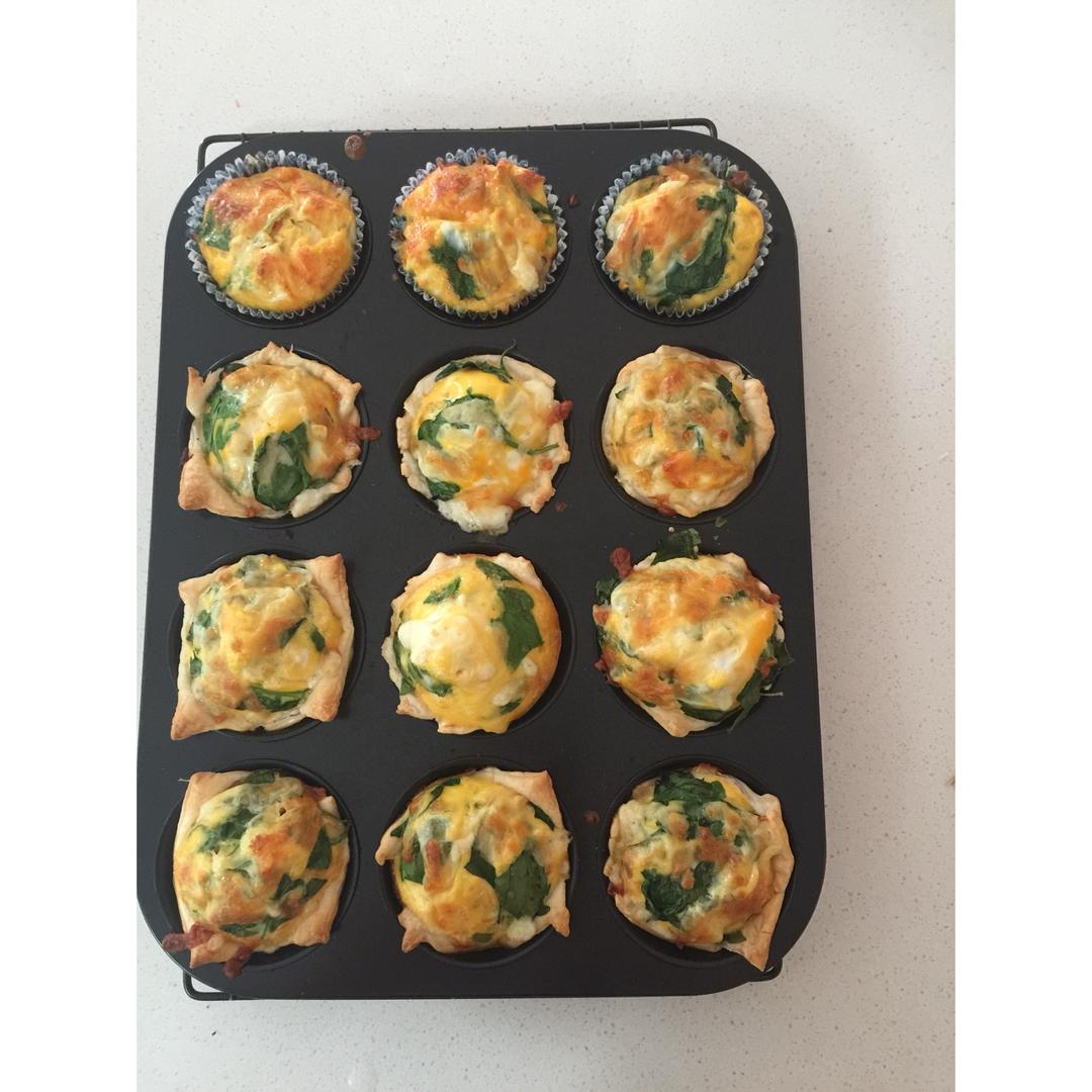 早餐鸡蛋杯cupcake Frittata