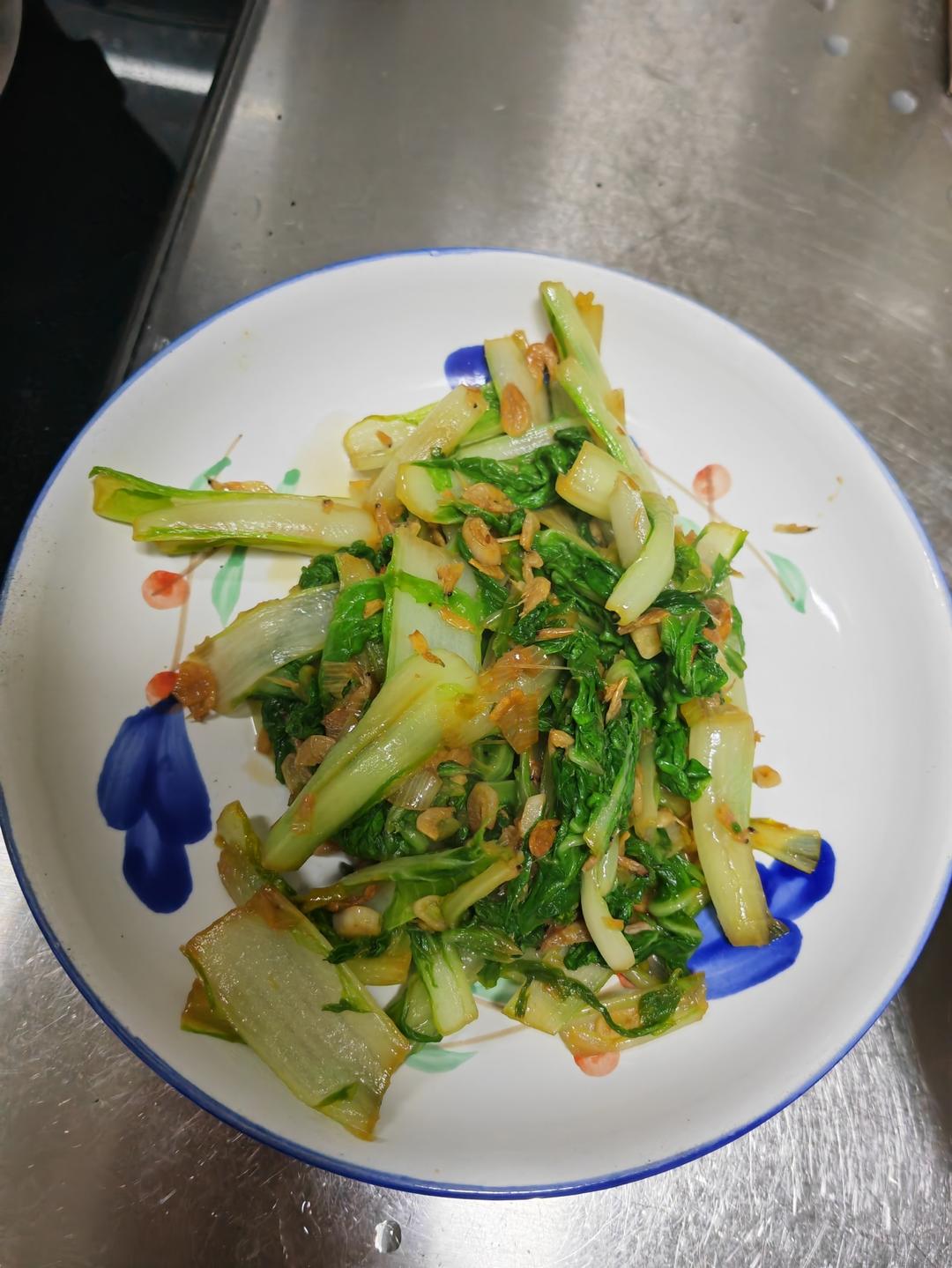 超级好吃的虾皮小白菜