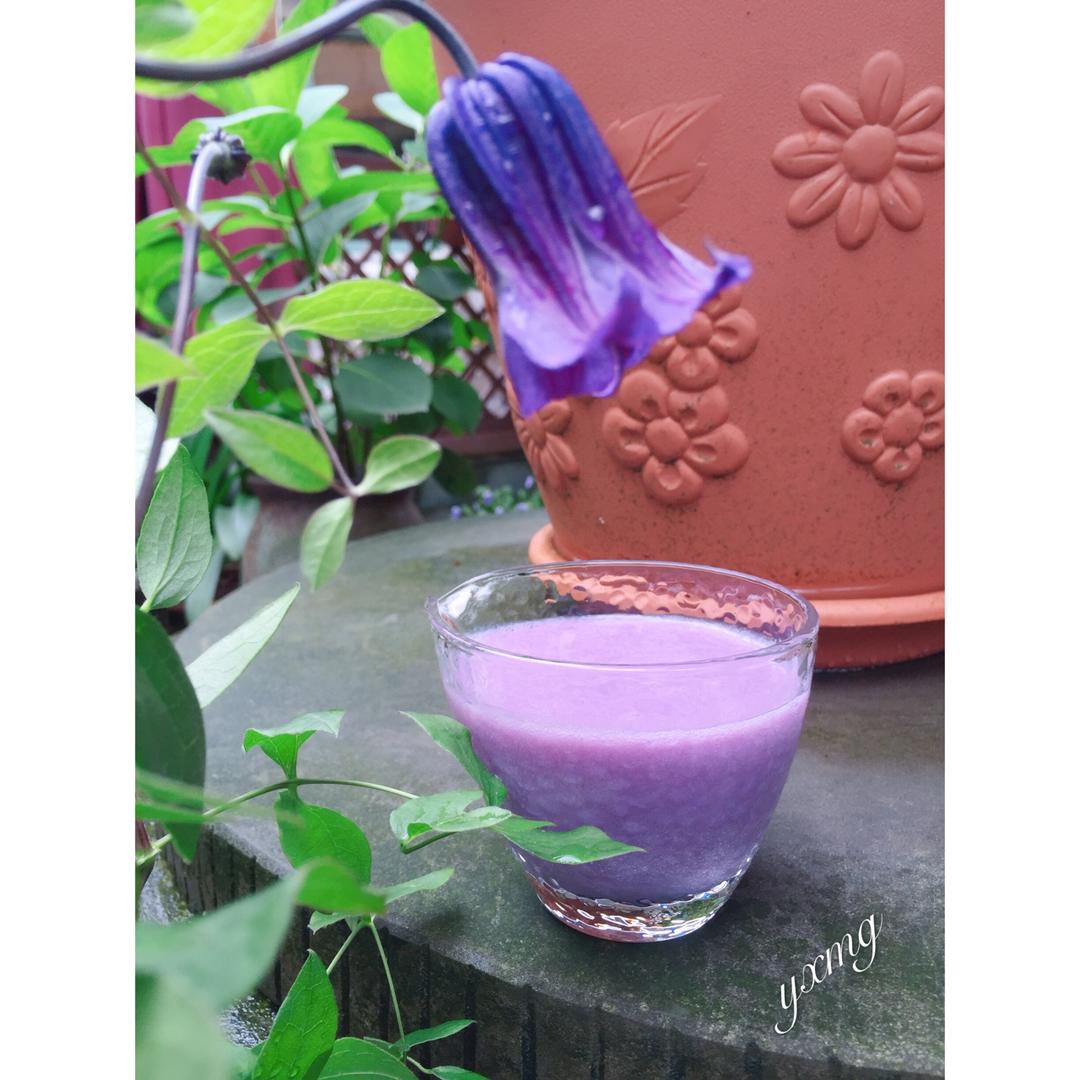 紫薯豆浆