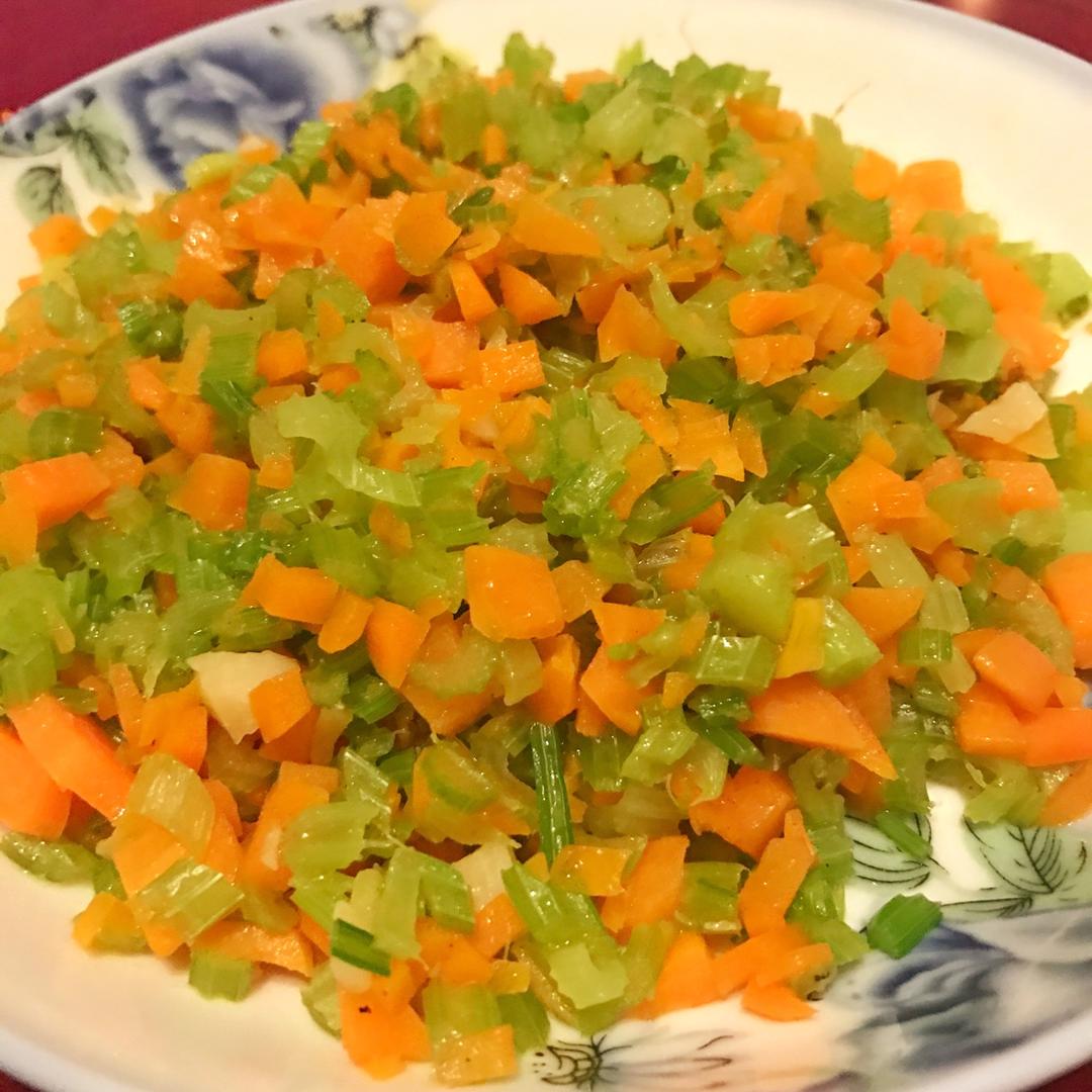 芹菜胡萝卜碎