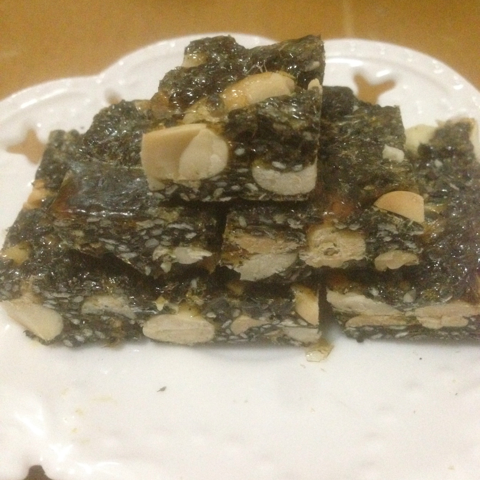 黑芝麻花生糖