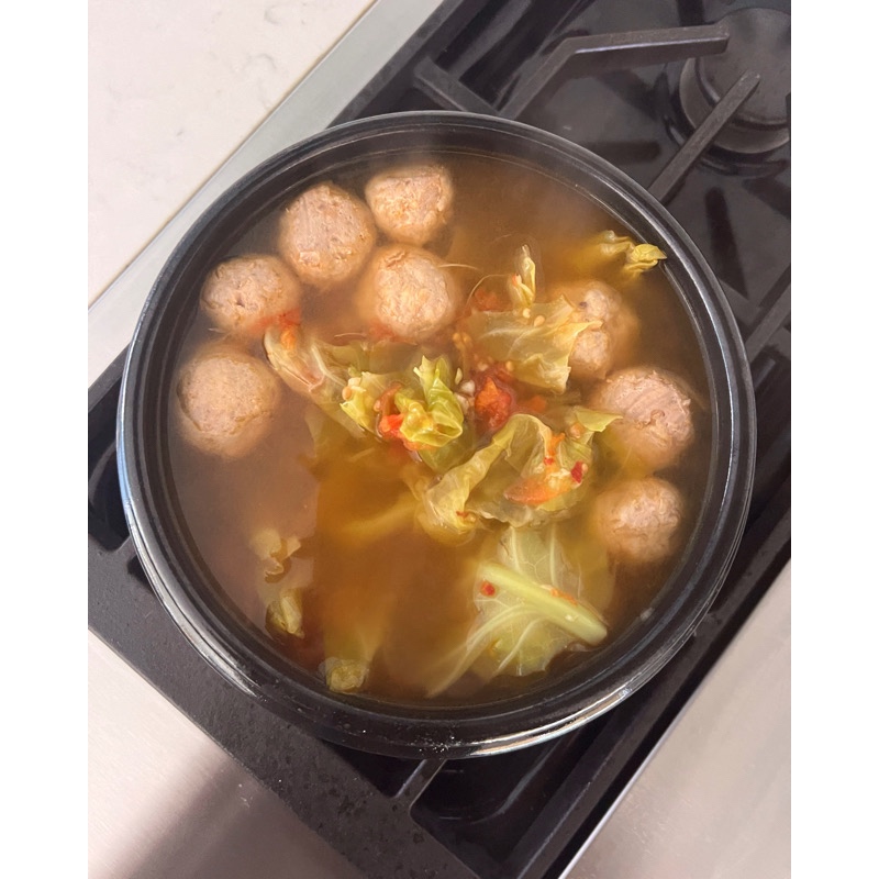 泰式肉丸菜汤的做法