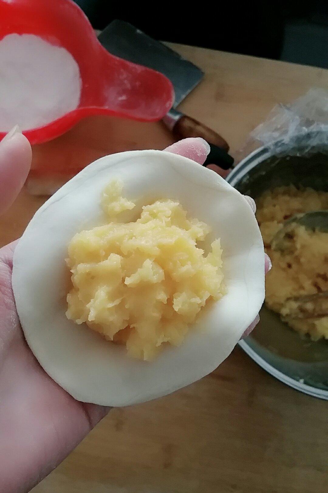 奶黄馅儿和奶黄包