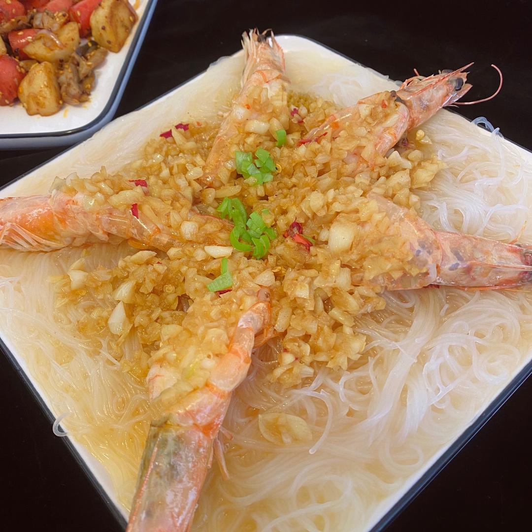 蒜蓉粉丝蒸虾