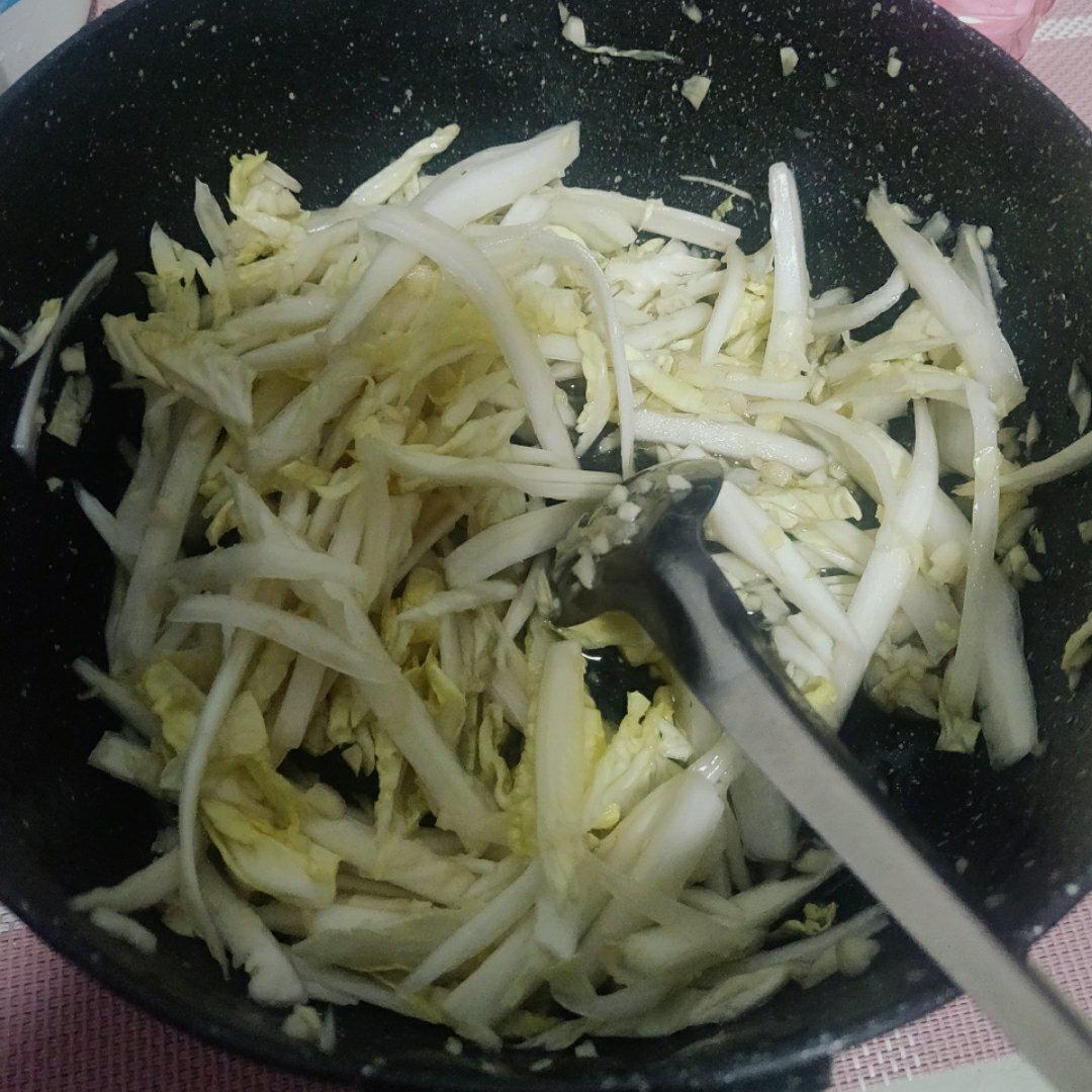 凉拌白菜芯——冬天的小凉菜