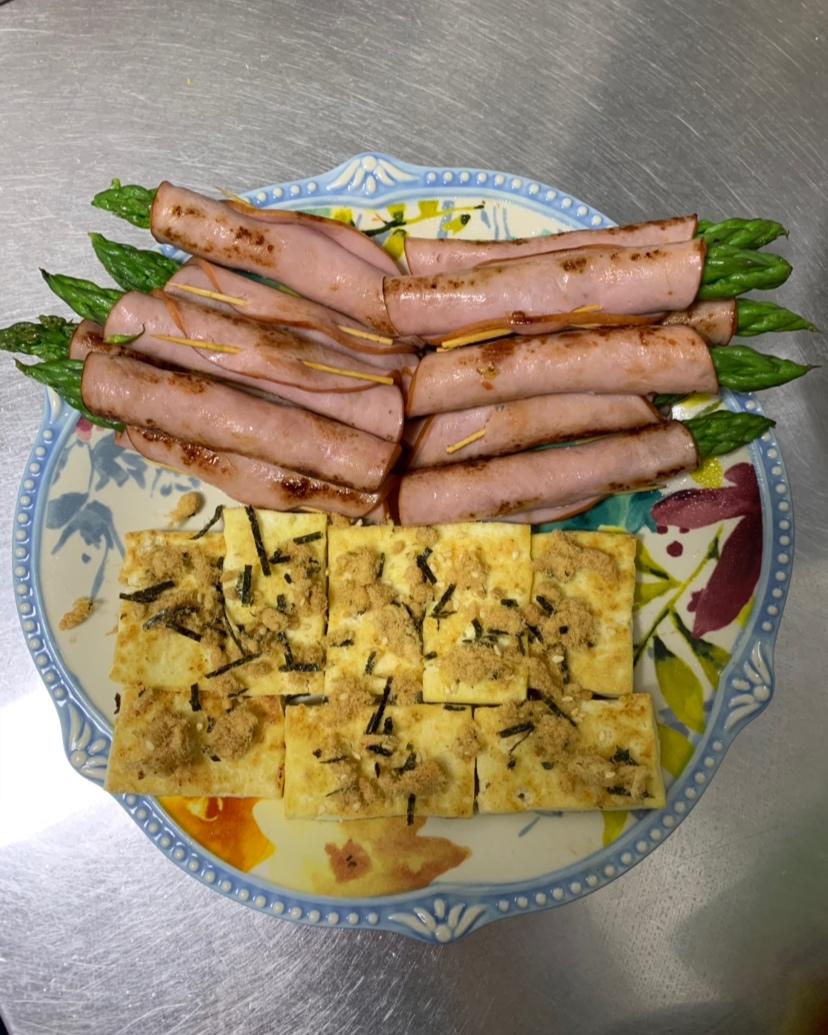 培根芦笋卷
